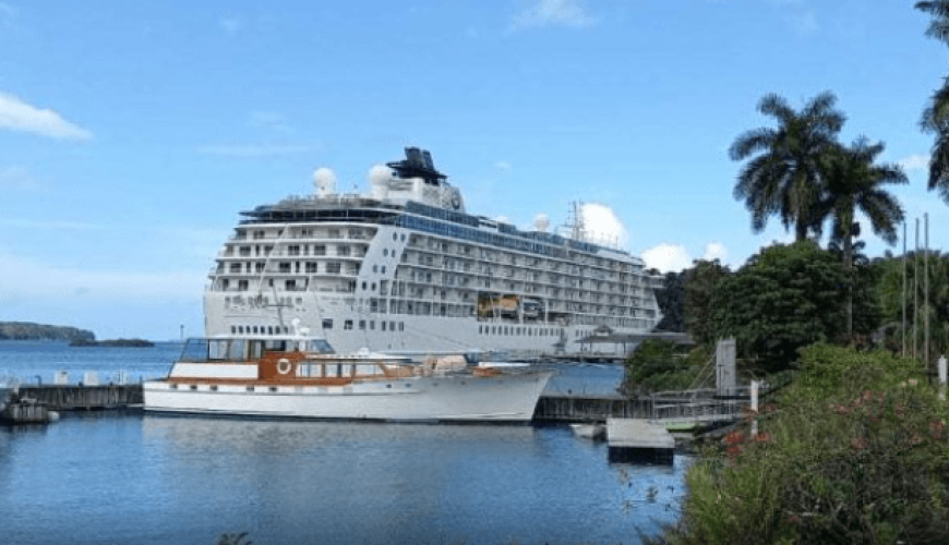 Port Antonio, Jamaica welcomes The World Cruise Ship as Tourism Industry Reopens