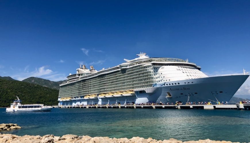 According to a source, the US Coast Guard is looking into a Royal Caribbean cruise ship after a SpaceX rocket launch was stopped seconds before takeoff
