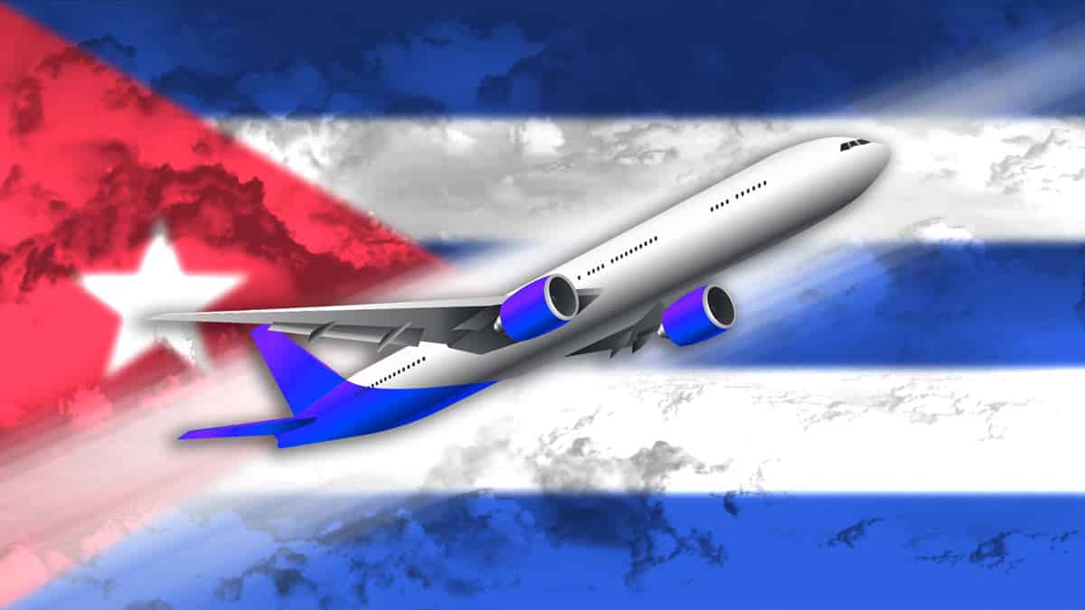 Flights from United States to Cuba, August 2022